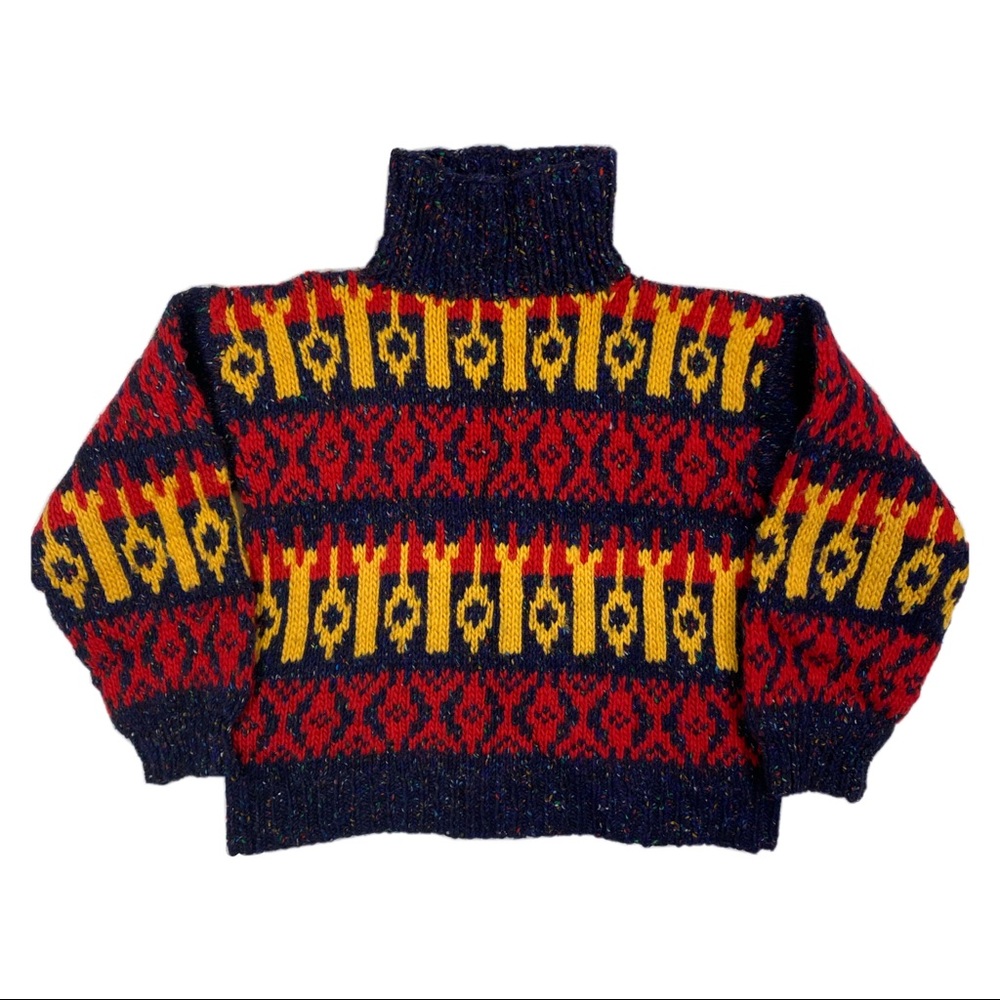 Knit Turtleneck No Label No Size Fits Like Medium